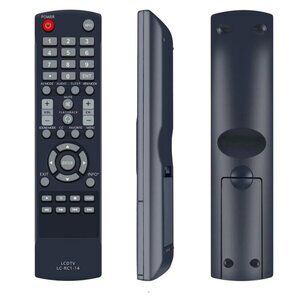 Sharp LCD TV Remote Control LC-RC1-14 Replacement IR 1.5V‎ AAA Required Black